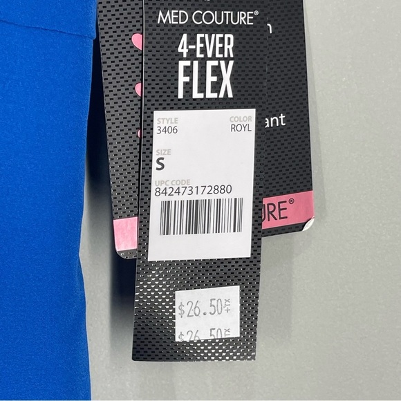 NWT Women's Med Couture Insight V Neck Size Small - Picture 5 of 7